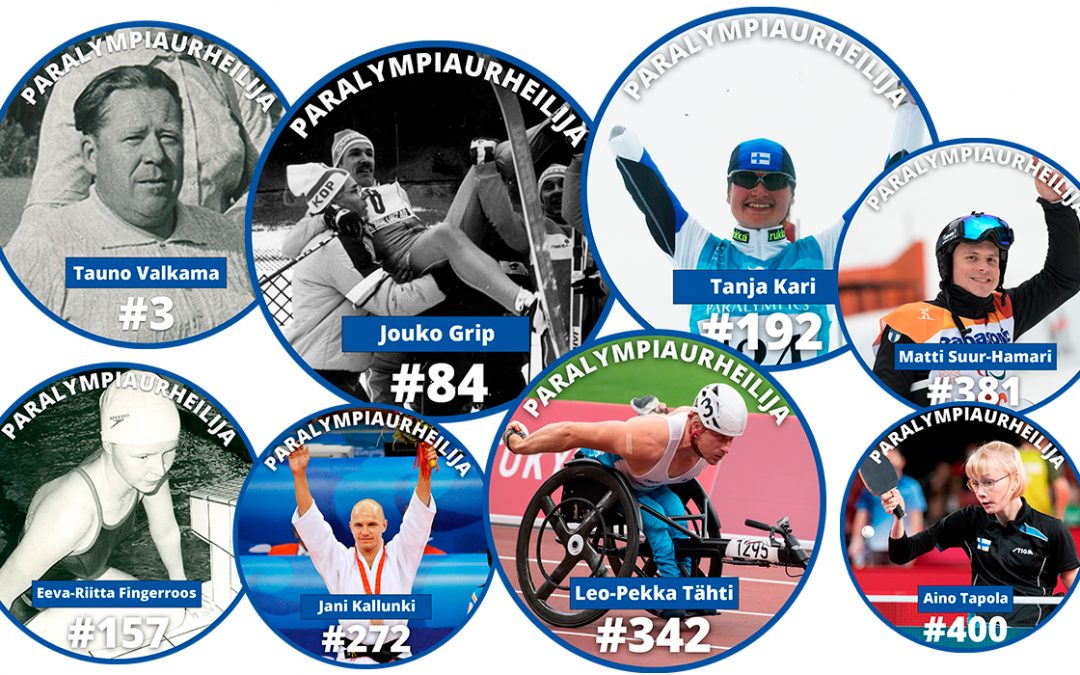 Tasan 400 – Suomea paralympialaisissa edustaneet urheilijat listattuna